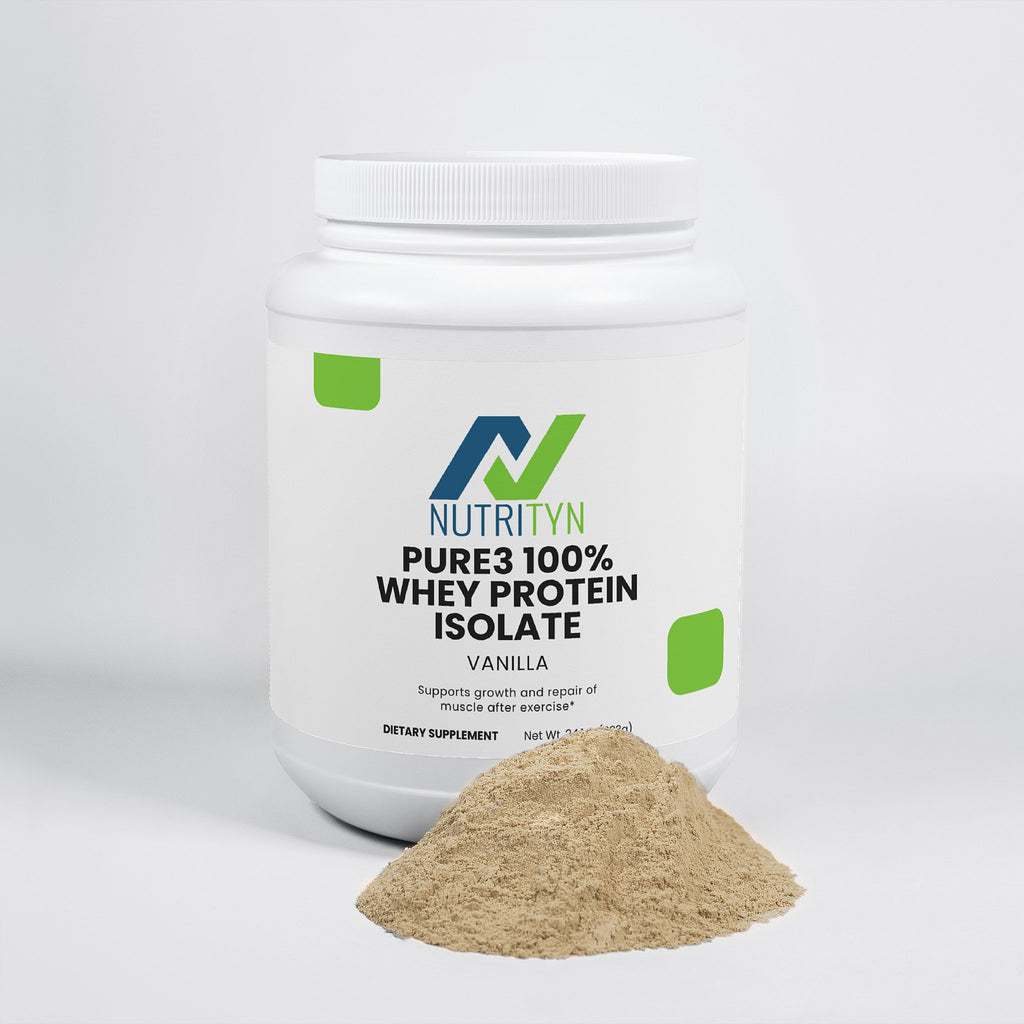 Pure3 100% Whey Protein Isolate (Vanilla)
